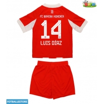 Bayern Munich Luis Diaz #14 Hjemmedraktsett Barn 2025-26 Kortermet (+ Korte bukser)